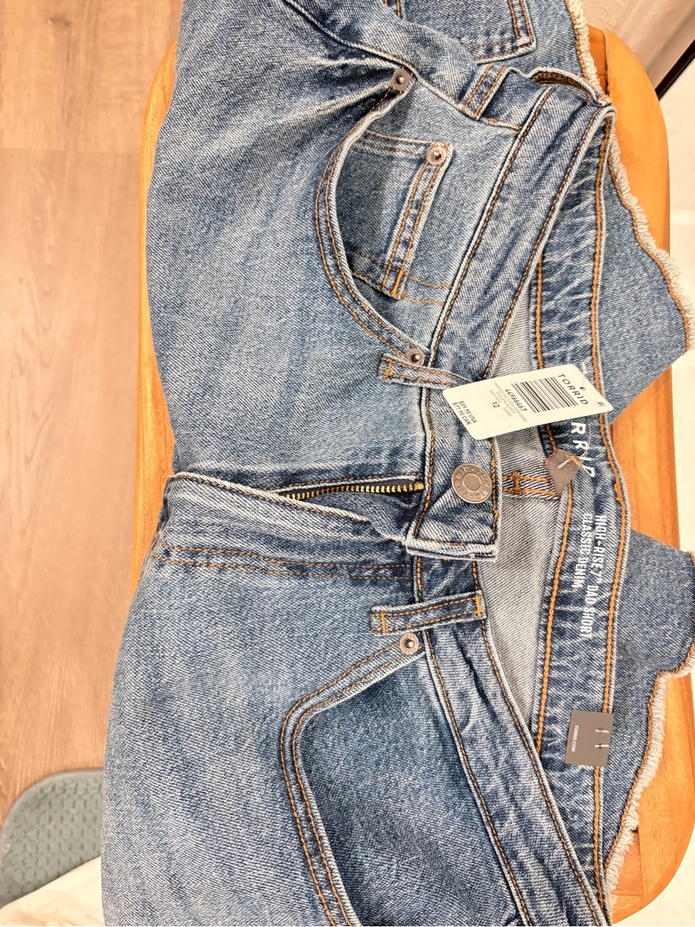 torrid High-Rise Light Blue Straight Jeans